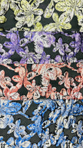 FLORAL PRINTED WITH HIGHLIGHT