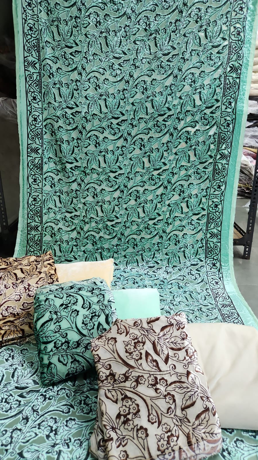 Floral velvet suit collection