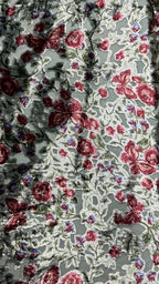 Butterfly Print Burnout
