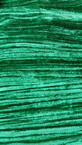 GREEN CRUSHED VELVET