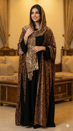 ✨ Premium Velvet Burnout Ombre Fabric