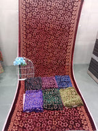 ✨ Premium Velvet Floral Embossed Suit Fabric