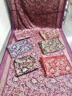 Kashmiri velvet suit set