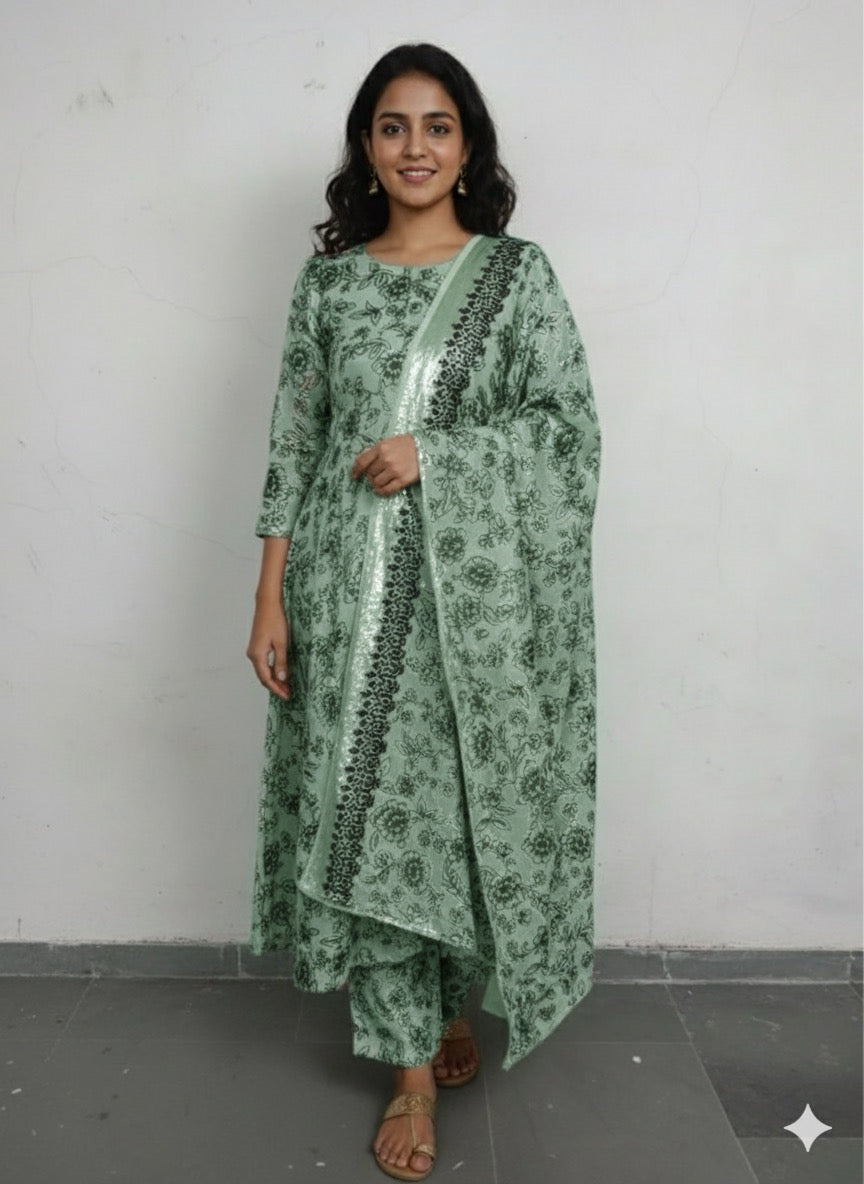 Floral velvet suit collection