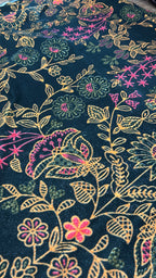 FOREST GREEN HANDCRAFTED TOTE BAG