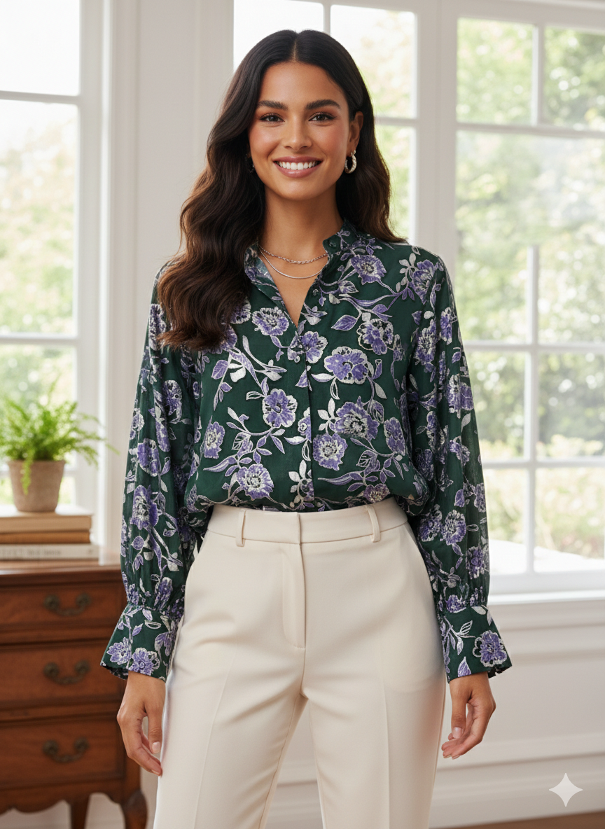 Botanical Printed Fabric