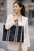 INK BLOOM HANDCRAFTED TOTE BAG
