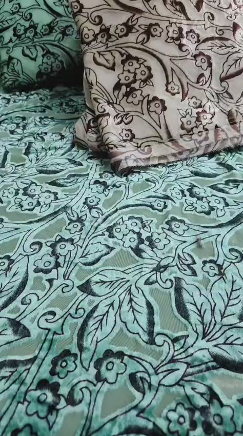 Floral velvet suit collection