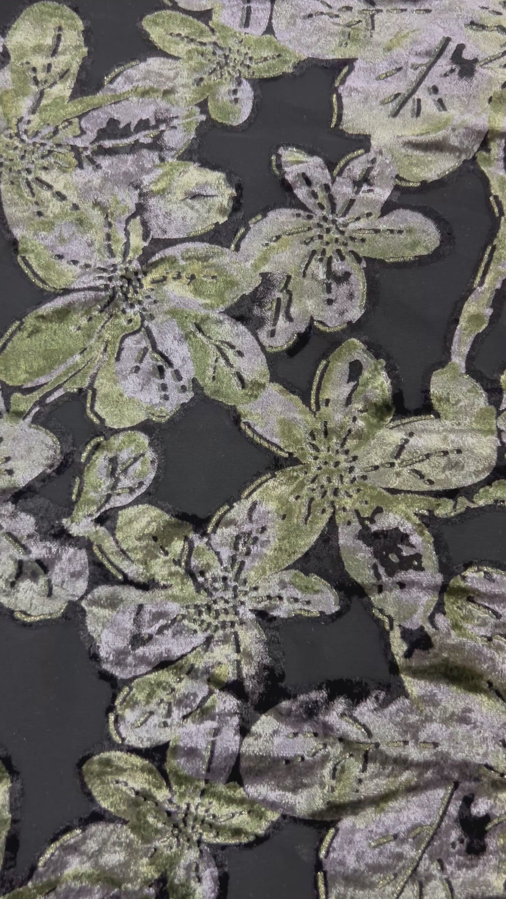 FLORAL PRINTED WITH HIGHLIGHT