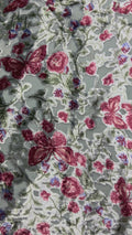 Butterfly Print Burnout