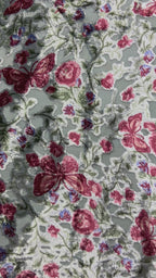 Butterfly Print Burnout